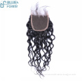 6a grade virgin hair Nautral color brazilian hair lace closure